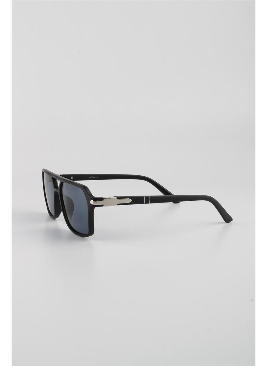 La Viva Silver Matte UV400 Filter Men's Sunglasses G24LV2077R04  - Image 1