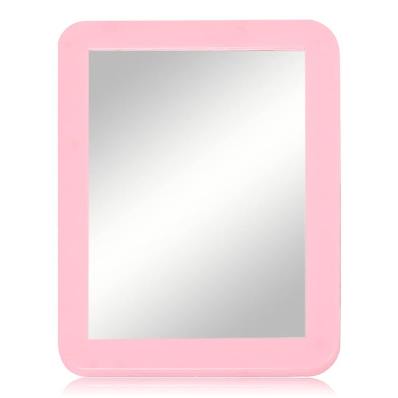 ARTLYMERS ARTLYMERS Magnetic Locker Mirror 5x7 Real Glass Small Mirrors for Locker with Magnetic Backing for School Locker Bathroom Household Refrigerator Locker AccessoryPink 