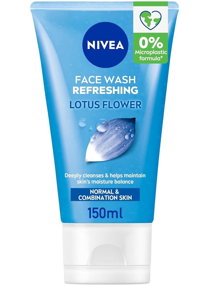 Nivea Refreshing Face Wash with Lotus Flower 150ml 