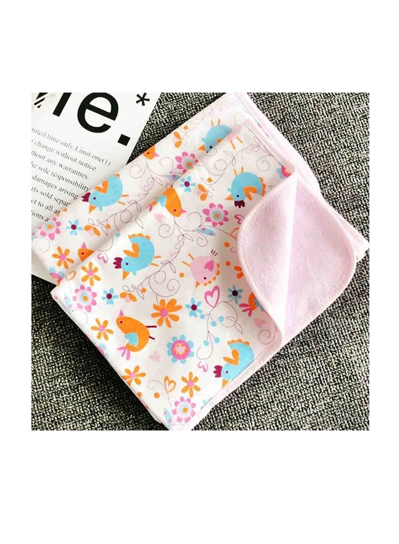 STAR BABiES ستار بيبيز - عبوة كومبو مكونة من قطعتين - غطاء استحمام قابل للتعديل مع حصائر تغيير قابلة لإعادة الاستخدام - وردي - Image 3