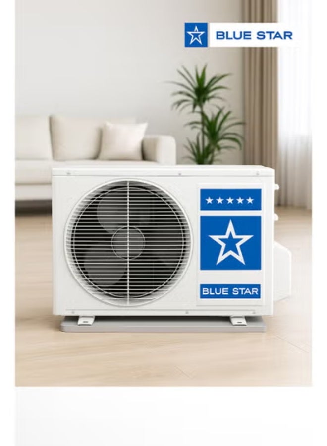 Bluestar مكيف هواء سبليت 2 طن 2 نجمة (HW24CXYFB3-01) | ضاغط دوار، تبريد عالي الكفاءة، طلاء أزرق مضاد للتآكل، إعادة تشغيل تلقائية، غاز تبريد R410A - Image 5