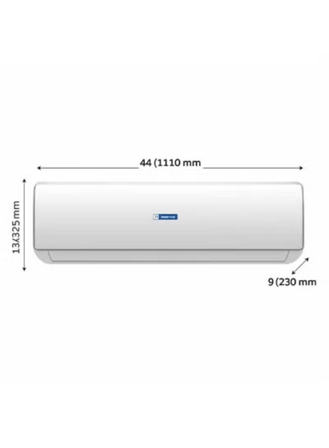 Bluestar مكيف هواء سبليت 2 طن 2 نجمة (HW24CXYFB3-01) | ضاغط دوار، تبريد عالي الكفاءة، طلاء أزرق مضاد للتآكل، إعادة تشغيل تلقائية، غاز تبريد R410A - Image 4