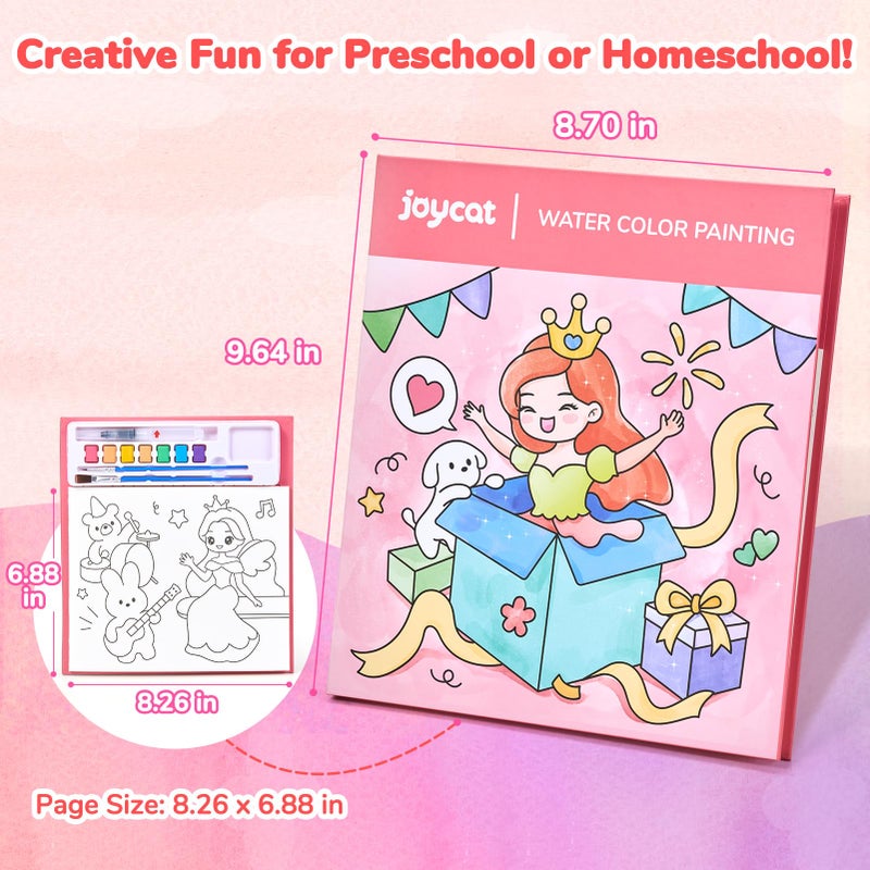 JoyCat Paint with Water Coloring Books for Toddlers, Watercolor Painting Sets for Kids Ages 3-5 4-8, Arts and Crafts Drawing Activities Toy Birthday Gifts for Boys Girls (Party) - Image 4