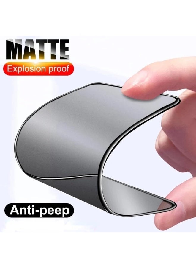 Muzz MATTE Privacy Screen Protector for Galaxy S23 Ultra, 2 Pack, Matte Anti-glare (*NOT A Temepred Glass), 9H Hardness Anti-Reflecting Ceramic Guard (Galaxy S23 Ultra) - Image 3