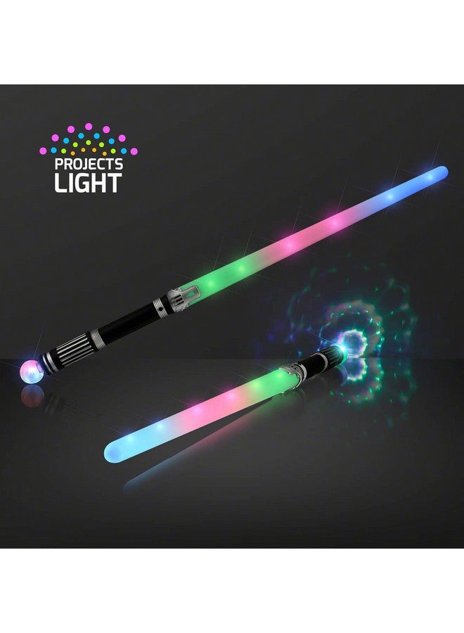 FlashingBlinkyLights سيف قصير مضيء بعصا LED مع مقبض كرة كريستالية مضيئة - Image 4