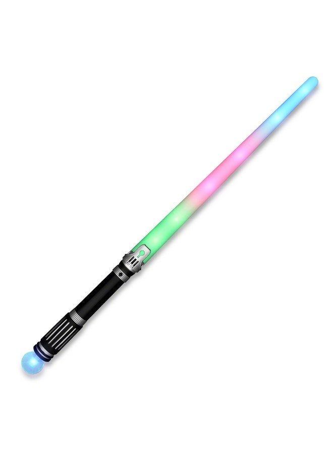 FlashingBlinkyLights سيف قصير مضيء بعصا LED مع مقبض كرة كريستالية مضيئة - Image 3