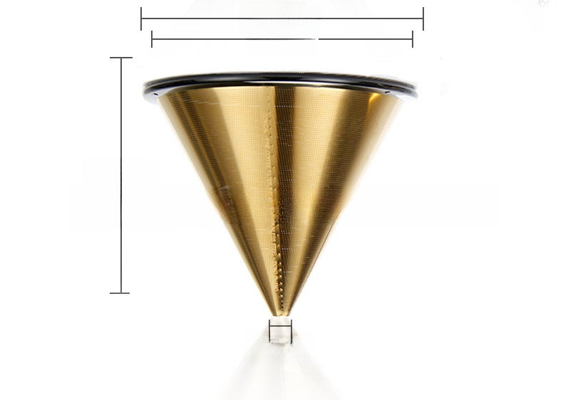 Stainless Steel Coffee Filter Cup Set1-2 person stainless steel color + white box packaging 1-2 person stainless steel color + white box packaging 