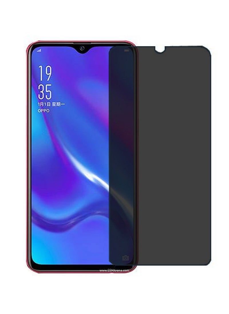 Super Tempered Glass Screen Protector Anti-Spy Privacy  Designed For Oppo F11 Full Screen Coverage And Bubble Free - Image 1