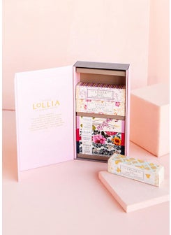 Lollia LOLLIA Petite Treat Handcreme Gift Set  Always in Rose Breathe Dream Relax This Moment  Wish  Scented Hand Cream for Women Moisturizing Hand Lotion for Dry Hands Quick Absorbing Lotion 