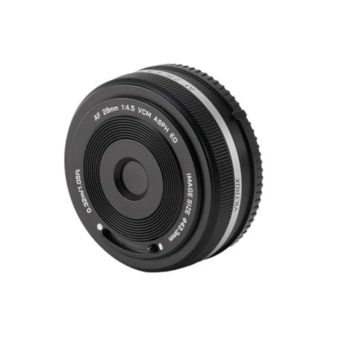 VILTROX 28Mm F4.5 Pancake Lens Auto Focus Ultra-Thin Prime Wide Angle Full Frame Lens (For Sony) - Image 4