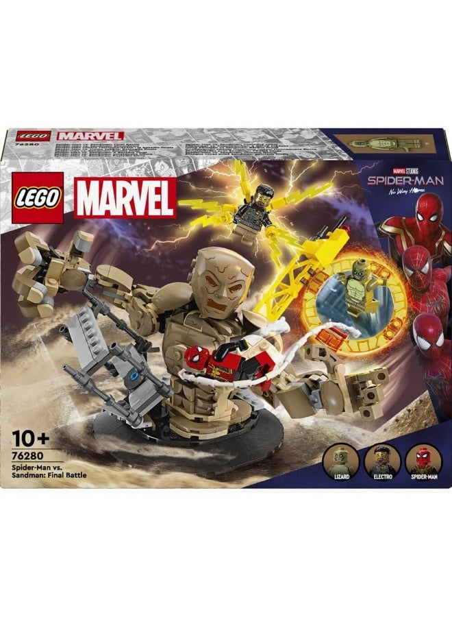LEGO Marvel Spider-Man Vs. Sandman: Final Battle Set 76280 Building Toy Set (347 Pieces)  - Image 3