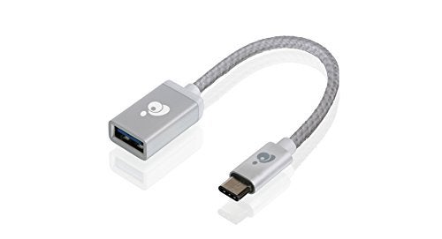 IOGEAR Charge & Sync USB-C to USB Type-A Adapter, Silver, G2LU3CAF10-SIL - Image 2