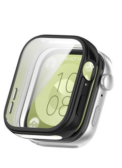 Generic TPU Watch Case For Huawei Watch Fit 3  2024 Full Screen Protector Shockproof Ultra Slim Cover BLACK  - Image 1