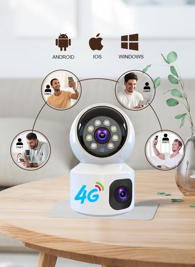 TIGER 4G LTE Security Camera – 2MP Dual Lens, Night Vision, H.265 Compression, IP CCTV for Home & Office Monitoring, Remote Access, Indoor/Outdoor Surveillance - Image 3