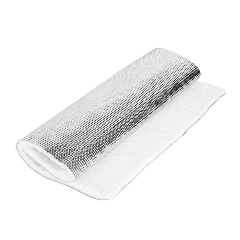 HiwowSport 21X24X14 Reduce Radiant Heat Heatshield Exhaust Pipe Heat Shield Silver
