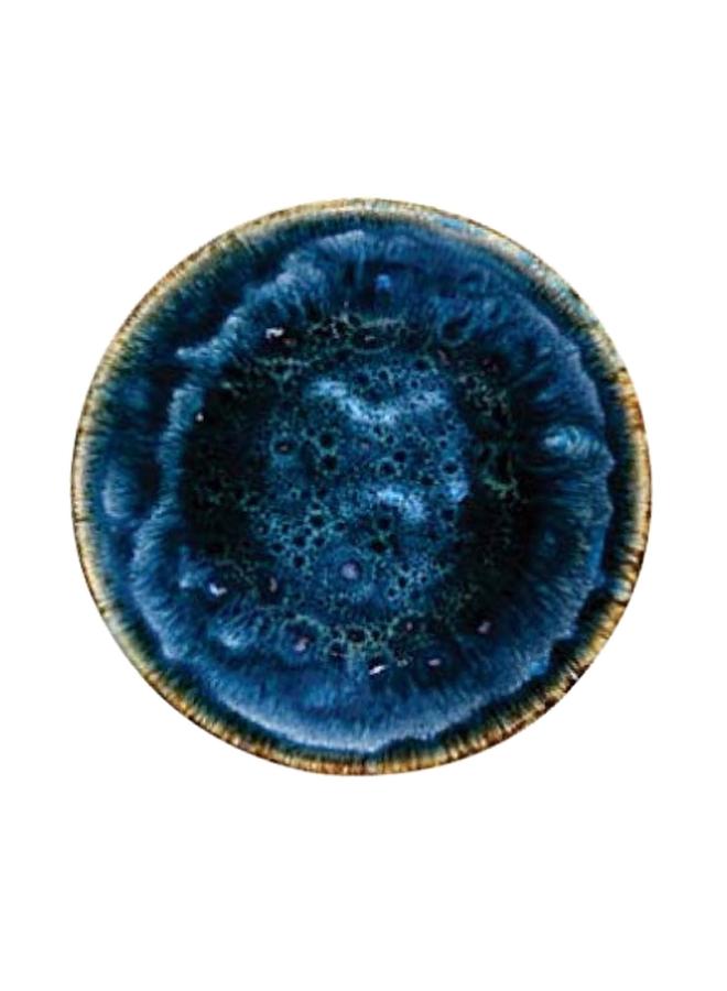 Kutahya Ocean Dishwasher Safe Porcelain Round Deep Plate Blue and White 21cm TS21CK850A02 - Image 1