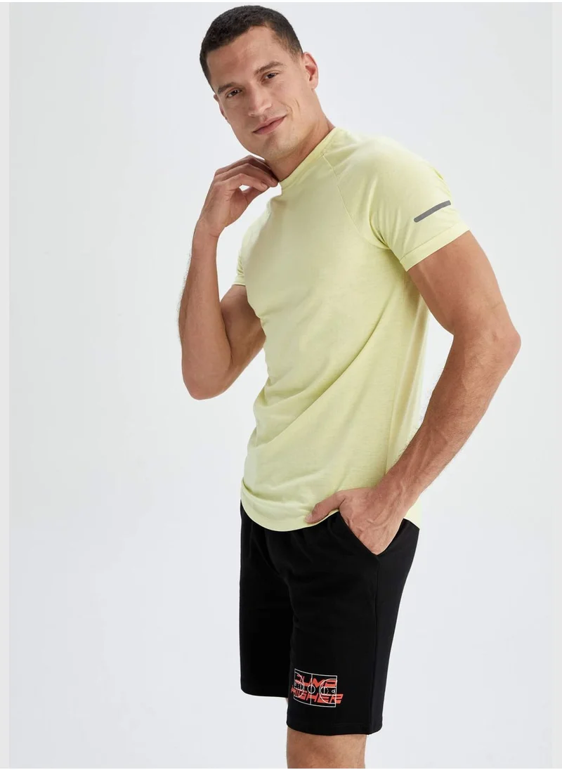 DeFacto Long Muscle Fit Short Sleeve T-Shirt