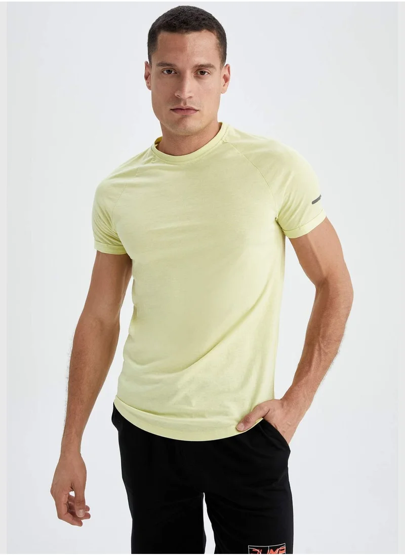 DeFacto Long Muscle Fit Short Sleeve T-Shirt