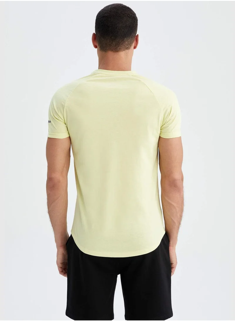 DeFacto Long Muscle Fit Short Sleeve T-Shirt