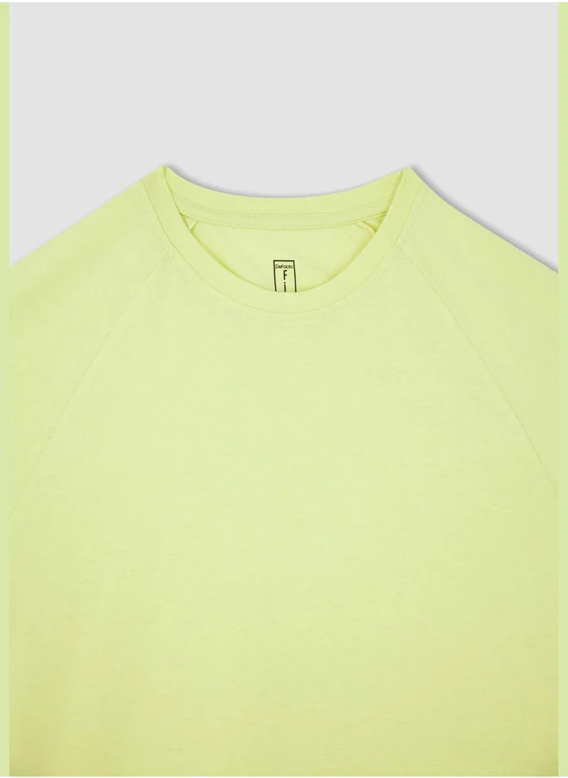 DeFacto Long Muscle Fit Short Sleeve T-Shirt