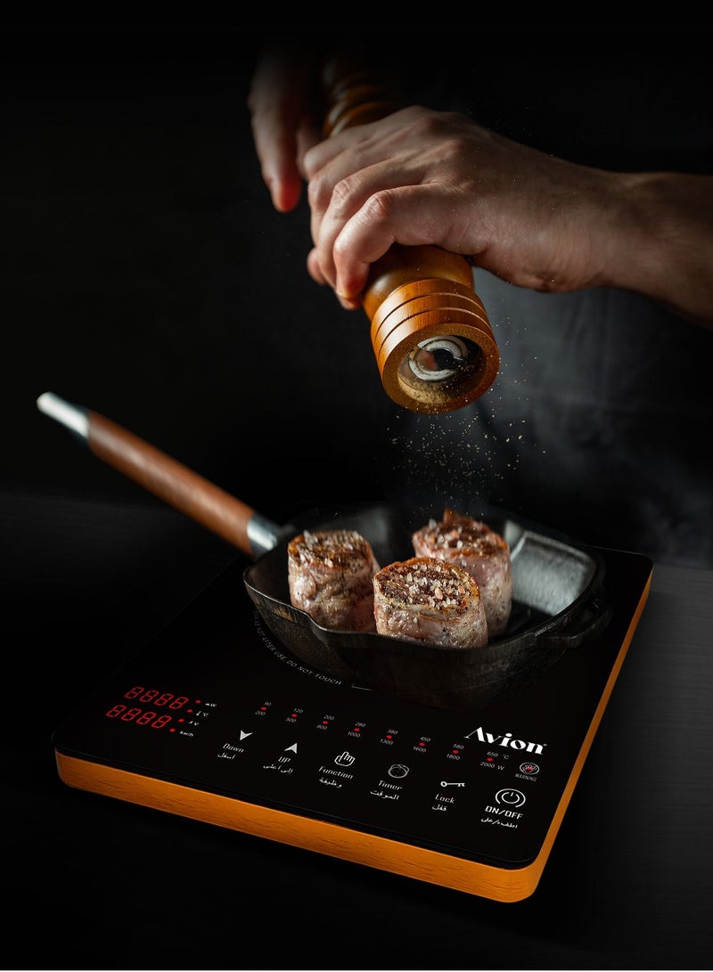Avion Digital Infrared Cooker | 8 Temperature Levels Adjustment | LED Display | Overheat Protection | Touch control. - Image 2