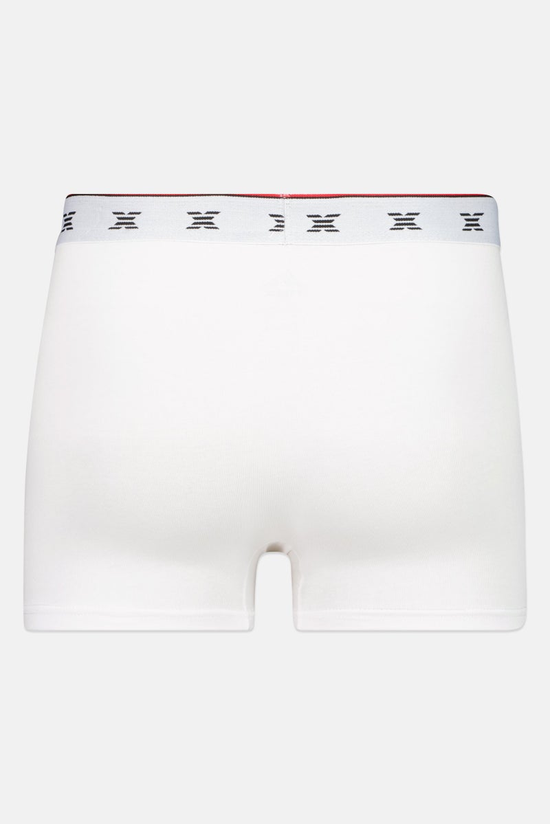 RBX Men 3 Pieces Brand Logo Cotton Rich Trunks, Multicolor - Image 2