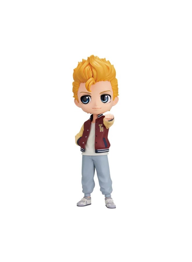 Banpresto Tokyo Revengers Takemichi Hanagaki Ver.A Plain Clothes Ver Q Posket Figure by Banpresto