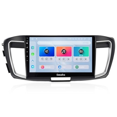Dasaita 8GB+256GB Head Unit for Honda Accord 2013-2017, 10.2'' Android 13 Car Stereo, Wireless Carplay Android Auto, Plug & Play GPS Navigation, Voice Control, 18FM/12AM Radio - Image 1