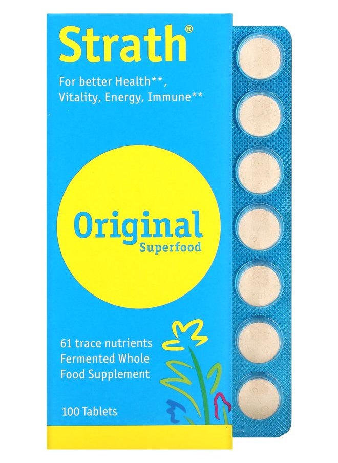 Bio-Strath Strath by Bio-Strath Original Superfood 100 Tablets 