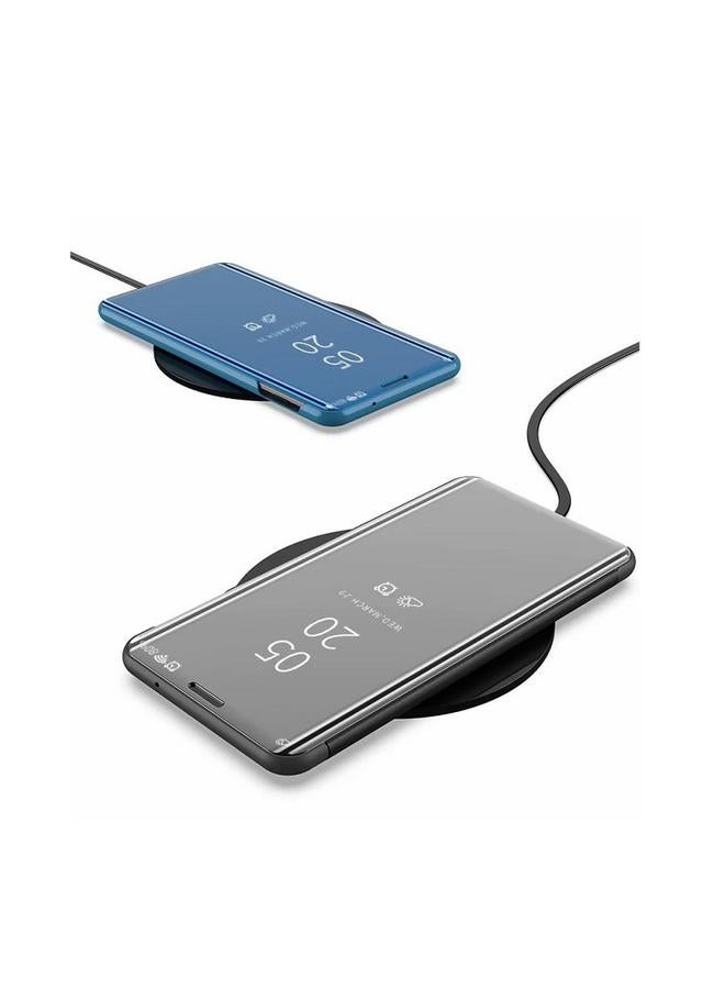 S-TOP Electroplating Mirror Horizontal Flip Leather Case for OPPO Reno with Holder - Image 4