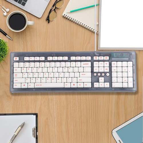 Arctic Fox Crystal Wired Keyboard (Grey) - Image 4