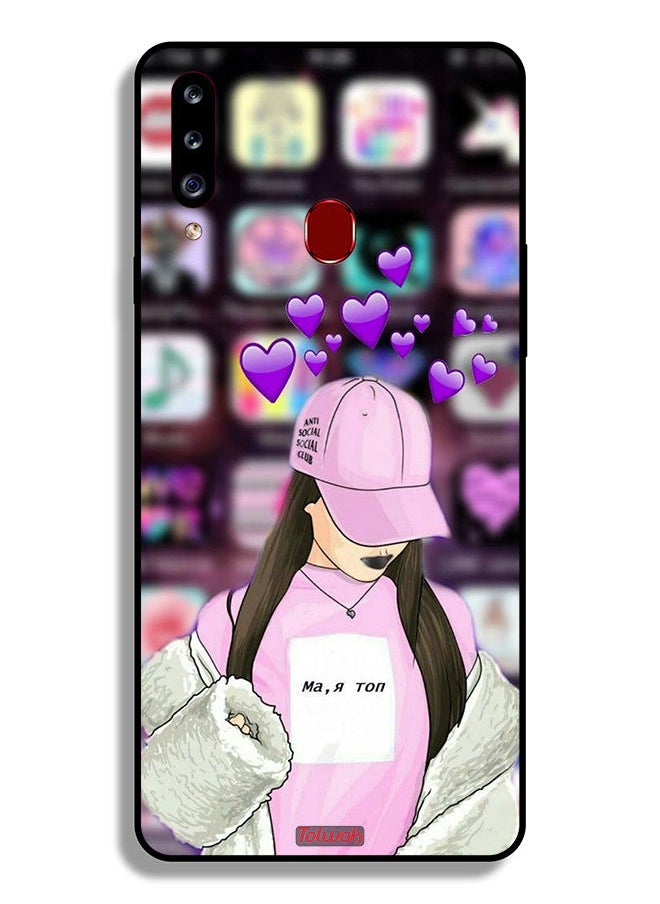Tolwak Samsung Galaxy A20s Protective Case Cover Anti Social Club  - Image 1