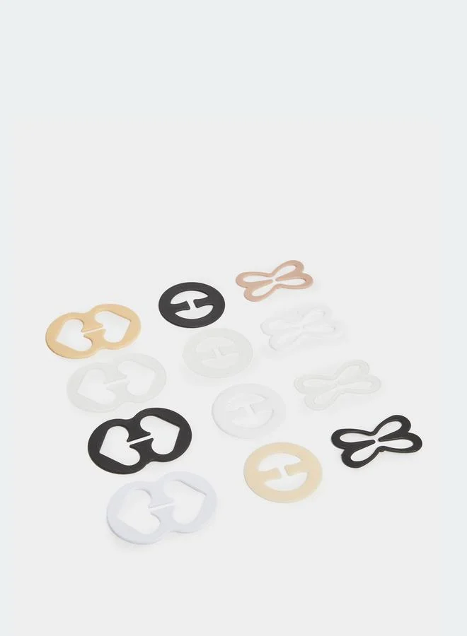 Styli 12-Pieces Multi Shape Bra Back Converter