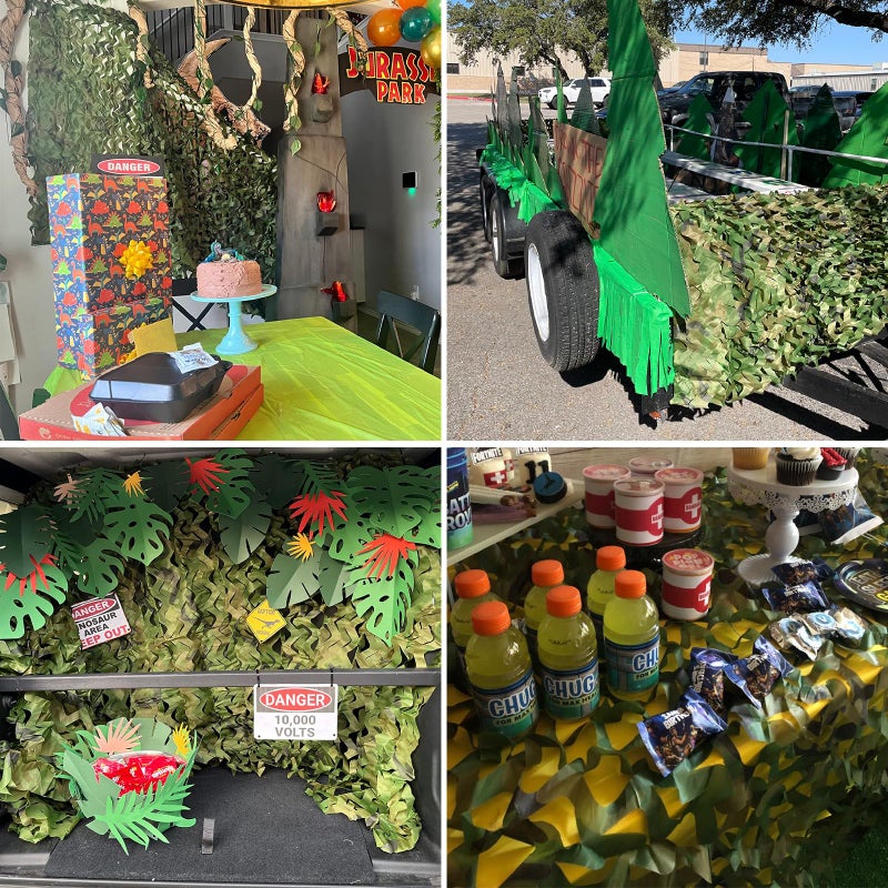 LOOGU Camo Netting, Camouflage Net Blinds Great for Sunshade Camping Shooting Hunting - Image 5