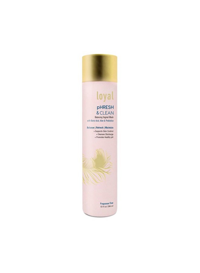 loyal Body pHresh and Clean Intimate Balance Feminine Wash with Boric Acid | Odor-Control | 10fl oz - Image 1