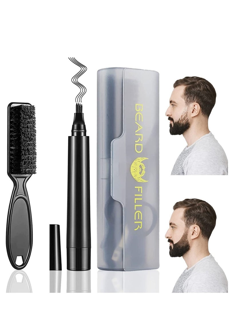 Beard Pencil Filler Water Proof Long Lasting Coverage and Natural Finish for Beard, Moustache and Eyebrows - Image 1
