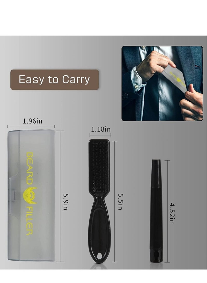 Beard Pencil Filler Water Proof Long Lasting Coverage and Natural Finish for Beard, Moustache and Eyebrows - Image 5
