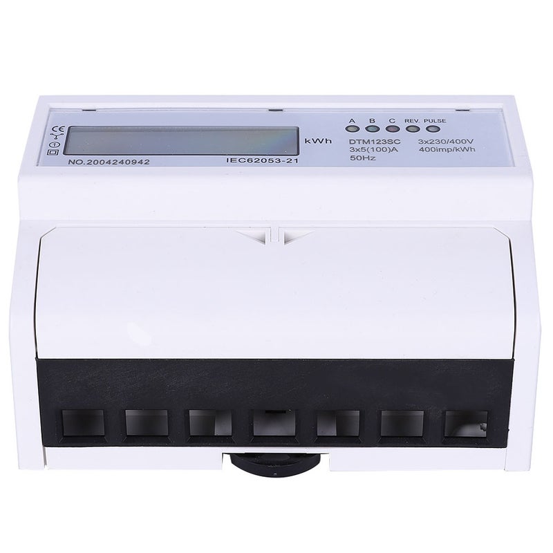 230/400V 5-100A Energy Consumption Digital Electric Power Meter 3 Phase KWh Meter with LCD - Image 5