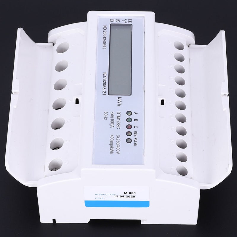 230/400V 5-100A Energy Consumption Digital Electric Power Meter 3 Phase KWh Meter with LCD - Image 3