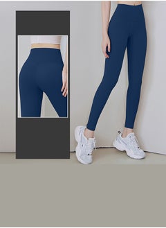 HaveDream Women's Yoga Pants, Women's Stretch High Waist Sports Fitness Pants - Blue M  - Image 1