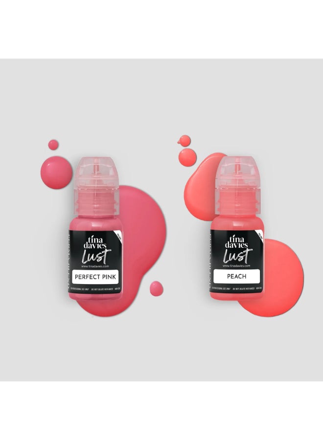 Tina Davies Lip Pigment Collection 6x15ml | Perma Blend PMU Semi Permanent Makeup Pigment Set for Lip Blush, Lip Tattoo & Cosmetic Tattoo Artists - Image 4
