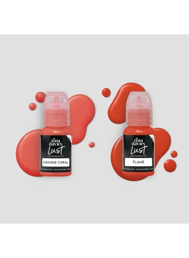 Tina Davies Lip Pigment Collection 6x15ml | Perma Blend PMU Semi Permanent Makeup Pigment Set for Lip Blush, Lip Tattoo & Cosmetic Tattoo Artists - Image 3