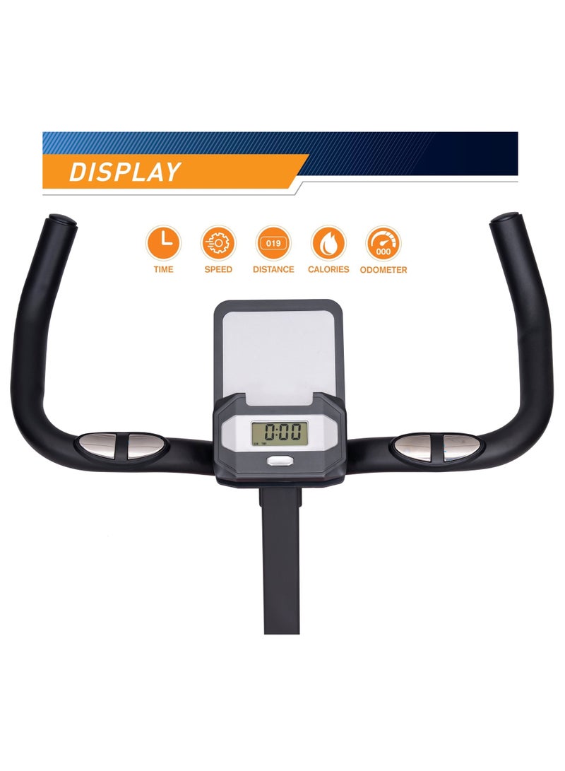Olympia BS885-Magnetic Upright Exercise Bike 8-Levels Resistance with Hand Pulse 110KG, Grey  - Image 5