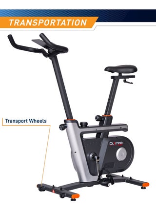 Olympia BS885-Magnetic Upright Exercise Bike 8-Levels Resistance