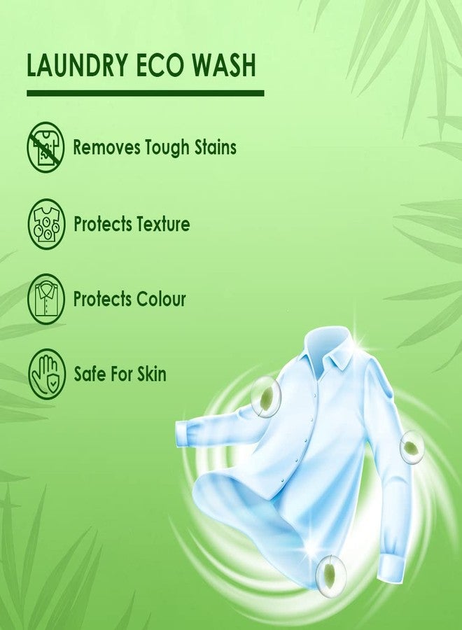 Kolan Laundry Eco-Wash 700ml | Combo Pack of 2 | Both Top & Front Load and Hand Wash | Suitable for all Types of Fabrics | Organic & Eco-Friendly | No Bleach - Image 4