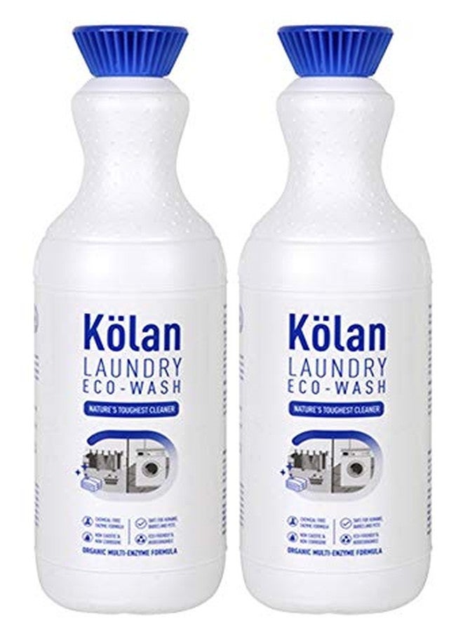 Kolan Laundry Eco-Wash 700ml | Combo Pack of 2 | Both Top & Front Load and Hand Wash | Suitable for all Types of Fabrics | Organic & Eco-Friendly | No Bleach - Image 1