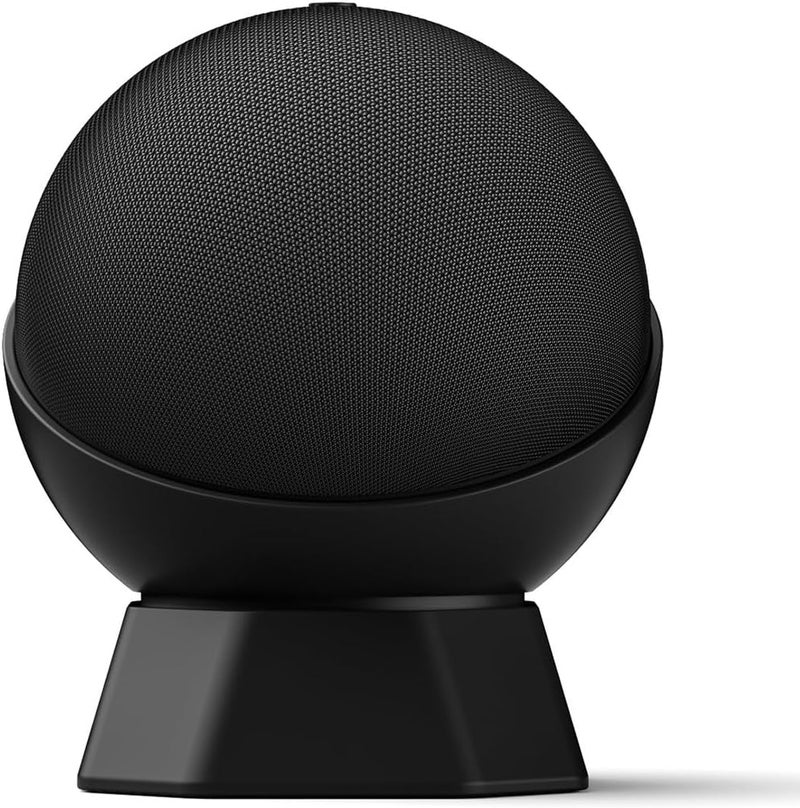 حامل مكتبي، حامل مكتبي من السيليكون السائل لتثبيت Echo Dot (الجيل الرابع والخامس) مثالي للمكتب المنزلي أو غرفة المعيشة (أسود) - Image 2