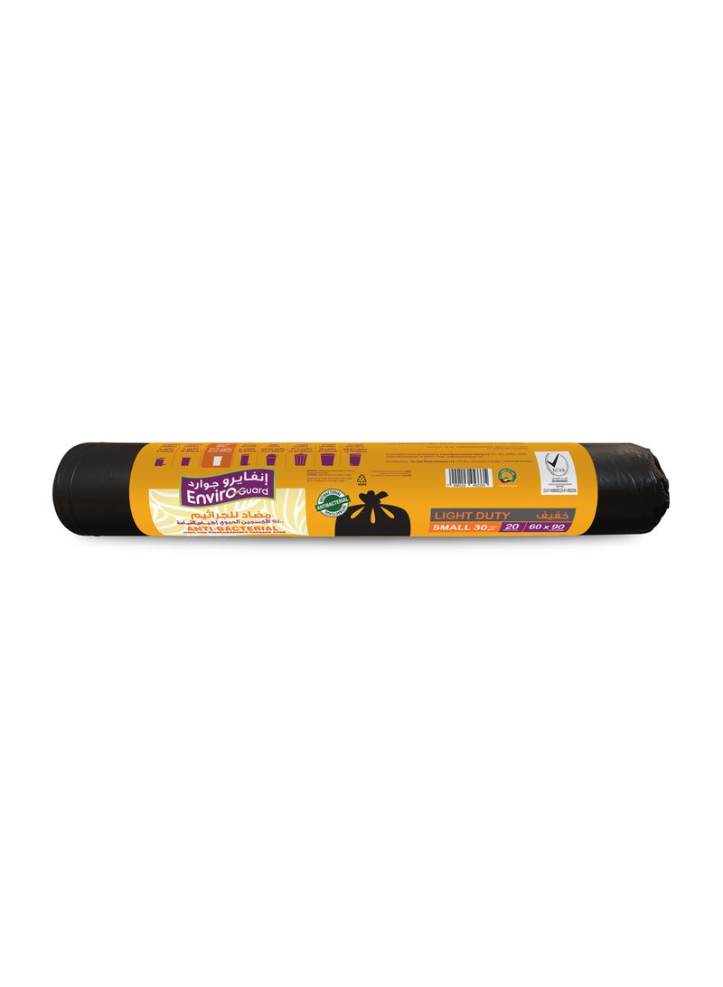 Enviro Guard Anti Bacterial Light Duty Small Garbage Bag 1 Roll  - Image 1