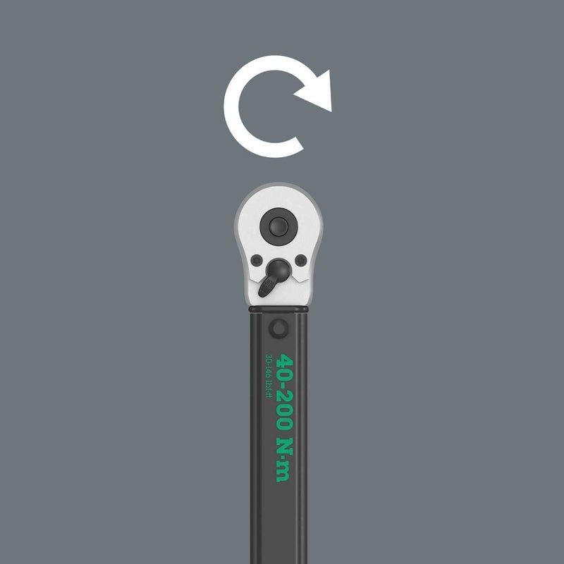Wera 05075622001 ClickTorque C 3 torque wrench with reversible ratchet 40200 Nm - Image 3