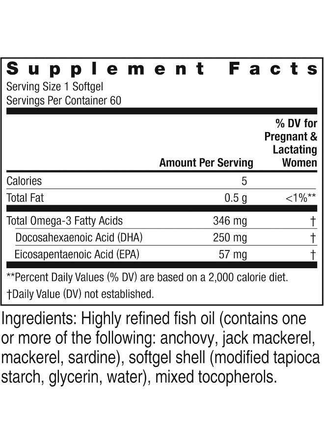 Rainbow Light Prenatal Vitamin, Omega-3 Fatty Acids & Prenatal Dha, Multivitamin For Women, Gluten Free, Promotes Baby'S Brain Development & Eye Health, Easy To Digest, 60 Softgels  - Image 3